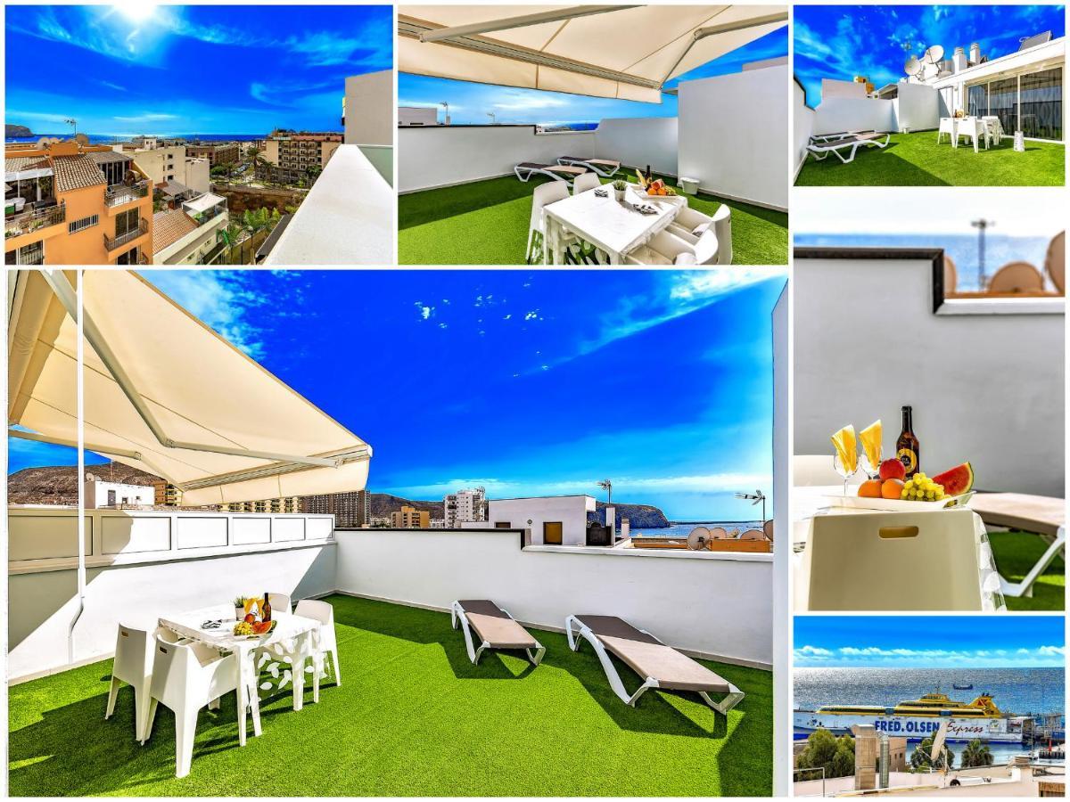 Luxury Penthouse Sea View, Los Cristianos Daire Los Cristianos  Dış mekan fotoğraf